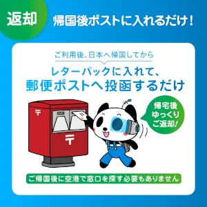 中国どこでもWiFi楽天市場市場店・レターパックでポストに入れるだけ・返却も簡単